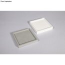 Silikon Gie&szlig;form Untersetzer Quadrat, 10x10x1,5cm
