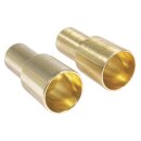 Metall Flaschenkerzenhalter f.Stabkerzen, gold,...