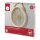 BP Trockenblumen Holzrahmen, FSC 100%, 25,5x2,8x35,5cm, rund, m.Holzkugeln, Box