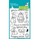 Lawn Fawn, clear stamp, eggstra special easter