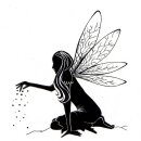 Lavinia Stamps, clear stamp - Fairy Dust Silhouette
