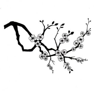 Lavinia Stamps, clear stamp - Cherry Blossom