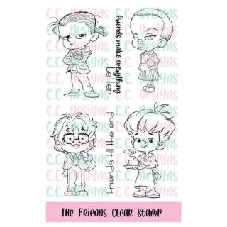C.C. Designs, clear stamp, Robertos Rascals - The Friends