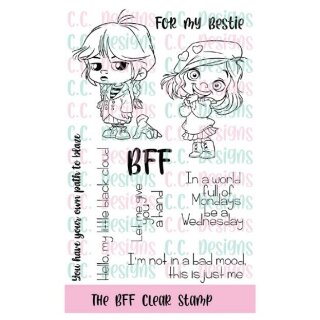 C.C. Designs, clear stamp, Robertos Rascals - The BFF