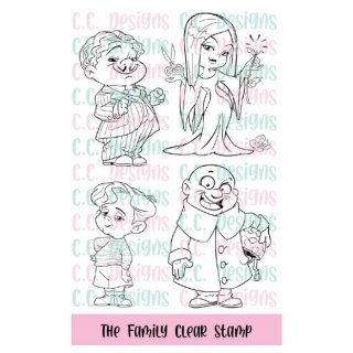 C.C. Designs, clear stamp, Robertos Rascals - The Family