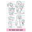 C.C. Designs, clear stamp, Robertos Rascals - The Family