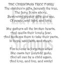 Lavinia Stamps, clear stamp - Christmas tree fairy verse