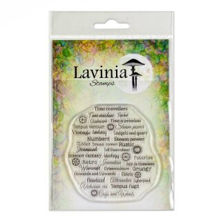 Lavinia Stamps, clear stamp - Steampunk Script