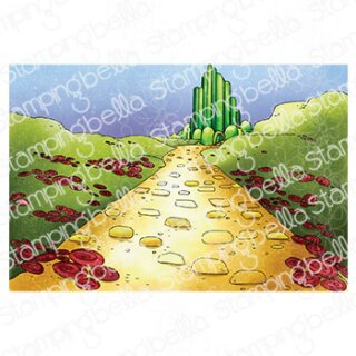 Stamping Bella, Rubber Stamp, EMERALD CITY BACKDROP