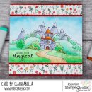 Stamping Bella, Rubber Stamp, FAIRYTALE BACKDROP
