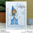Stamping Bella, Rubber Stamp, ODDBALL FAIRYTALE PRINCESS