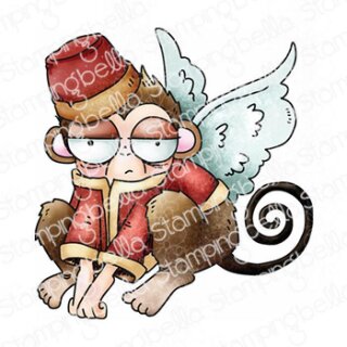 Stamping Bella, Rubber Stamp, ODDBALL OZ FLYING MONKEY