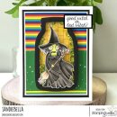 Stamping Bella, Rubber Stamp, ODDBALL OZ WICKED WITCH