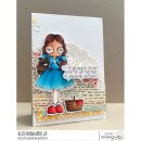 Stamping Bella, Rubber Stamp, OZ SENTIMENT SET