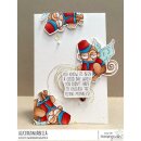 Stamping Bella, Rubber Stamp, OZ SENTIMENT SET