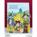 Stamping Bella, Rubber Stamp, OZ SENTIMENT SET