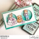 Stamping Bella, Rubber Stamp, TINY TOWNIE WEDDING TRIO