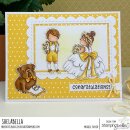 Stamping Bella, Rubber Stamp, TINY TOWNIE WEDDING TRIO