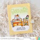 Mama Elephant, clear stamp, Feel Better
