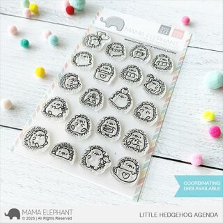 Mama Elephant, clear stamp, Little Hedgehog Agenda