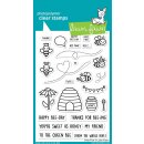 Lawn Fawn, clear stamp, hive five