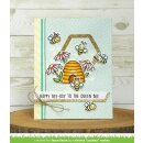 Lawn Fawn, clear stamp, hive five