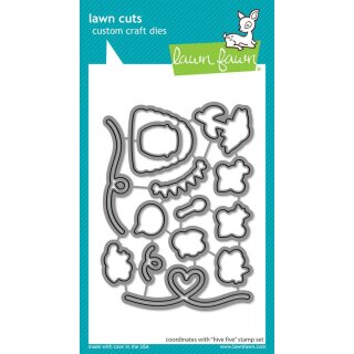 Lawn Fawn, lawn cuts/ Stanzschablone, hive five