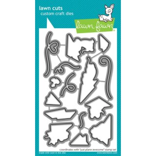 Lawn Fawn, lawn cuts/ Stanzschablone, just plane awesome