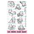 C.C. Designs, clear stamp, Robertos Rascals - Cat Chores