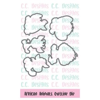 C.C. Designs, Outline Metal Die/ Stanzschablone, Robertos Rascals - African Animal