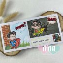 C.C. Designs, clear stamp, Superhero