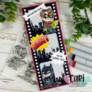 C.C. Designs, clear stamp, Superhero