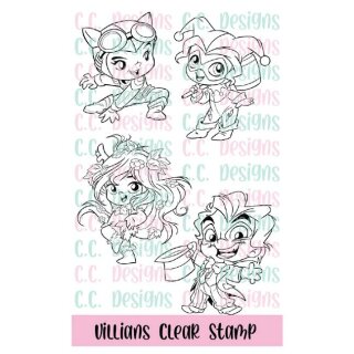 C.C. Designs, clear stamp, Villian