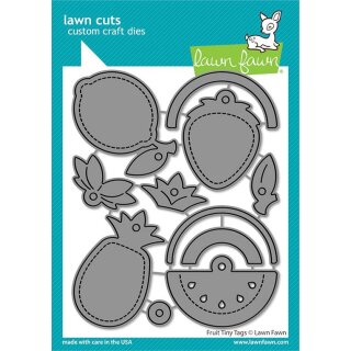 Lawn Fawn, lawn cuts/ Stanzschablone, fruit tiny tags