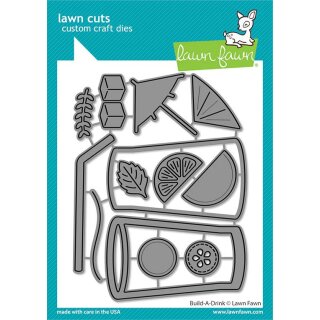 Lawn Fawn, lawn cuts/ Stanzschablone, build-a-drink