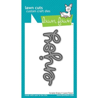 Lawn Fawn, lawn cuts/ Stanzschablone, scripty enjoy