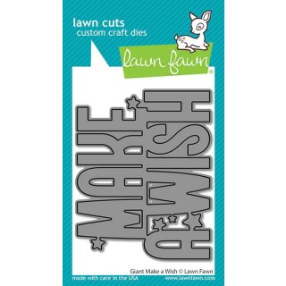 Lawn Fawn, lawn cuts/ Stanzschablone, giant make a wish