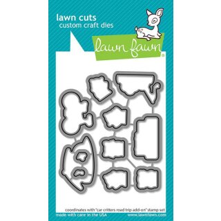 Lawn Fawn, lawn cuts/ Stanzschablone, car critters road...