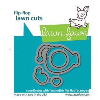 Lawn Fawn, lawn cuts/ Stanzschablone, anglerfish flip-flop
