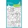 Lawn Fawn, clear stamp, how you bean? seashell add-on