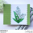 Stamping Bella, Rubber Stamp, LILY OF THE VALLEY