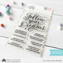 Mama Elephant, clear stamp, FOLLOW YOUR DREAMS