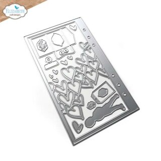 Elizabeth Craft Designs, Cutting Dies / Stanzschablonen, Planner Essentials 57 - Heart Overlay