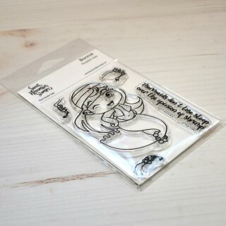 Sweet November Stamps, clear stamp, Bonnie