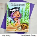 Sweet November Stamps, clear stamp, Calico