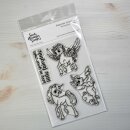 Sweet November Stamps, clear stamp, Fairytale Unicorns