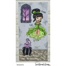 Sweet November Stamps, clear stamp, Background Builder: Halloween Room