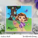 Sweet November Stamps, clear stamp, Forest Abode Background Builder