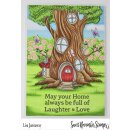 Sweet November Stamps, clear stamp, Forest Abode Background Builder