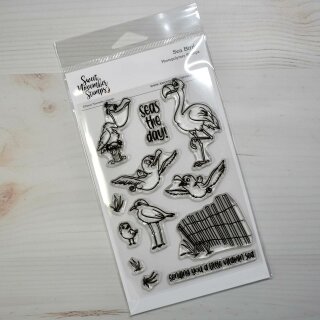 Sweet November Stamps, clear stamp, Sea Birds